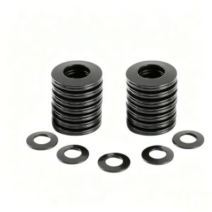 DIN2093 Conical Disc Spring Gasket 50CrVA Black Compression Belleville Spring Washer Outer Dia 8‑50mm Industrial Hardware