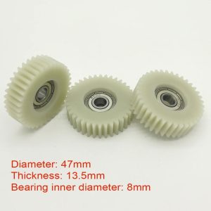 3Pcs 47×13.5mm Planetary Gear 36Teeth Gears With 8mm Bearings Wheel Hub Electric Bike Nylon Gear For Bafang Motor E-bike Parts