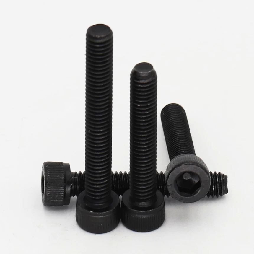 M3 M4*3/4/5/10/15/20/30/40/50/60/90-100mm DIN912 12.9 Grade Steel Full Thread Inner Hexagon Hex Socket Allen Head Cap Bolt Screw - Image 2