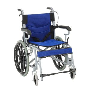 Manual Folding Travel Wheelchair for People with Disabilities Hand-pushed Travel Mobility Wheelchair