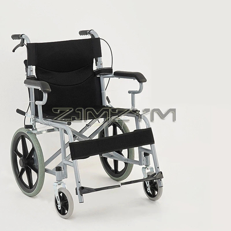Manual Folding Travel Wheelchair for People with Disabilities Hand-pushed Travel Mobility Wheelchair - Image 6