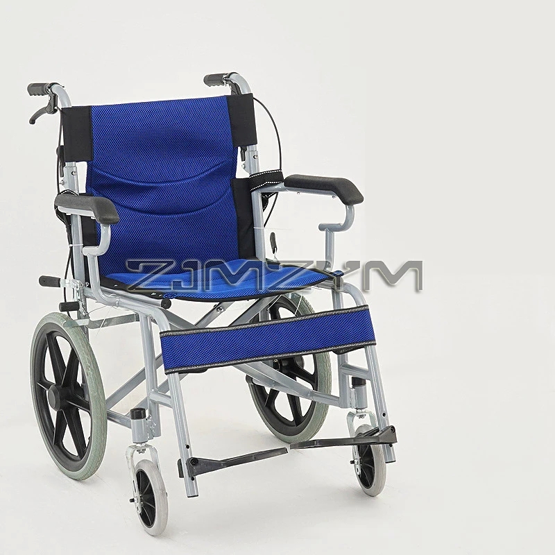 Manual Folding Travel Wheelchair for People with Disabilities Hand-pushed Travel Mobility Wheelchair - Image 10