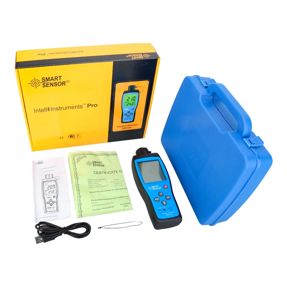 Handheld Oxygen Gas Analyzer O2 Detector Tester Meter Indoor Air Quality Monitor Temperature Thermometer Alarm 0-30% - Image 6