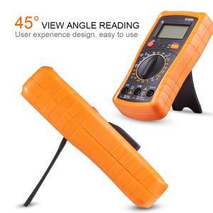 QHTITEC VC830L Digital Multimeter AC/DC Ammeter Volt Ohm Tester Meter Multimetro With LCD Screen Backlight Portable Voltmeter