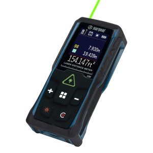 Color Screen 100m Green Laser Rangefinders Multifunction with Digital Level Vibration Meter Laser Tape
