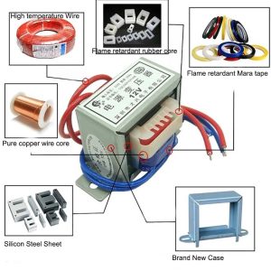 1W 2W 3W 5W 10W 20W 30W 50W 60W 80W 100W Power Transformer Input AC 220V 50HZ Output AC 6V 9V 12V 15V 18V 24V Single/Dual