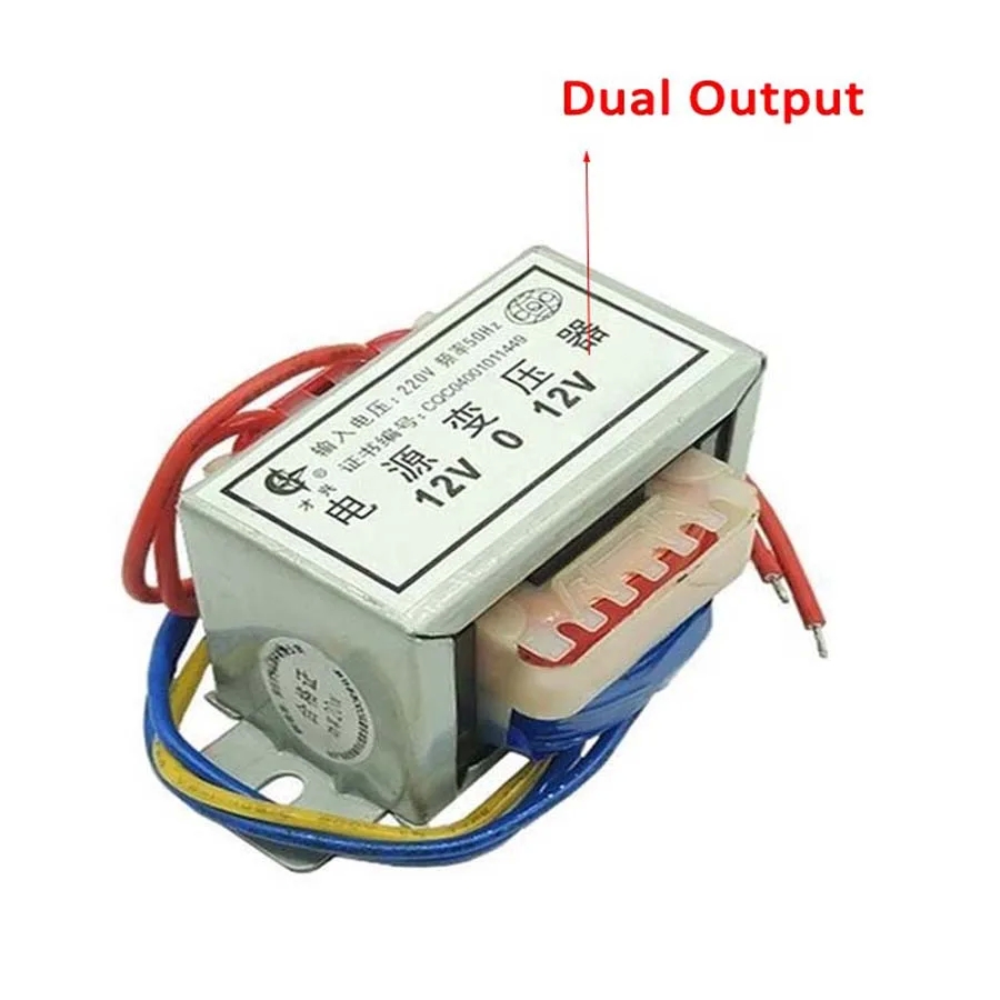 1W 2W 3W 5W 10W 20W 30W 50W 60W 80W 100W Power Transformer Input AC 220V 50HZ Output AC 6V 9V 12V 15V 18V 24V Single/Dual - Image 5