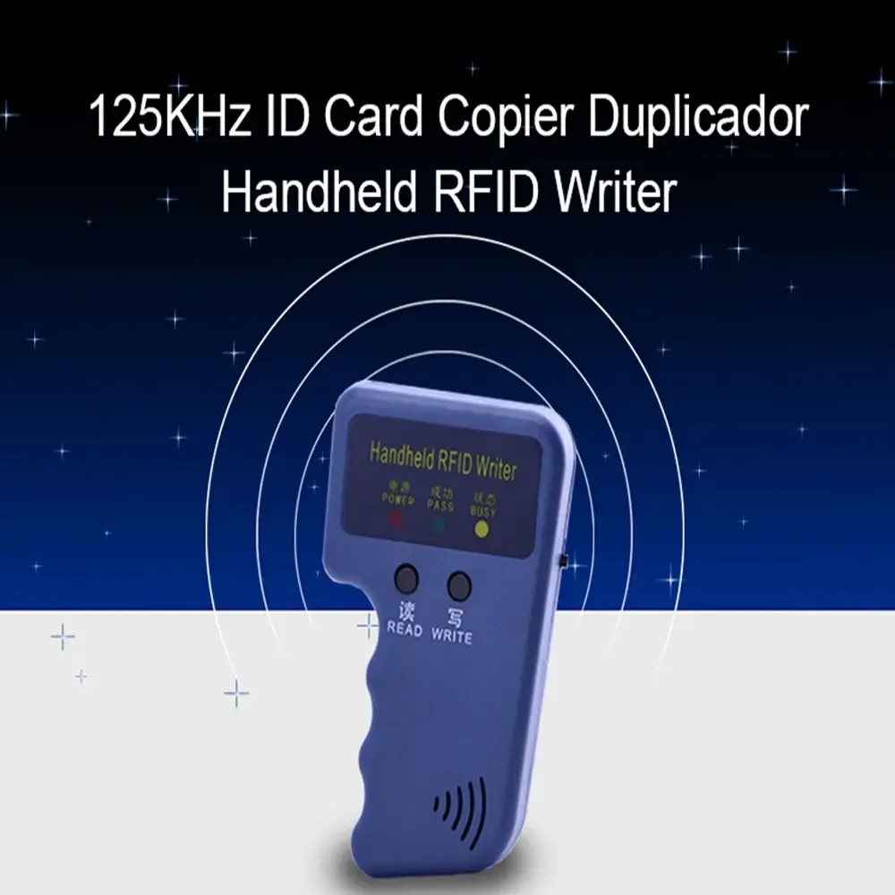 RFID Duplicator ID Handheld 125khz Key Copier Reader Writer Reader Card Cloner Programmer Writable Key Access Card Keyfobs - Image 5