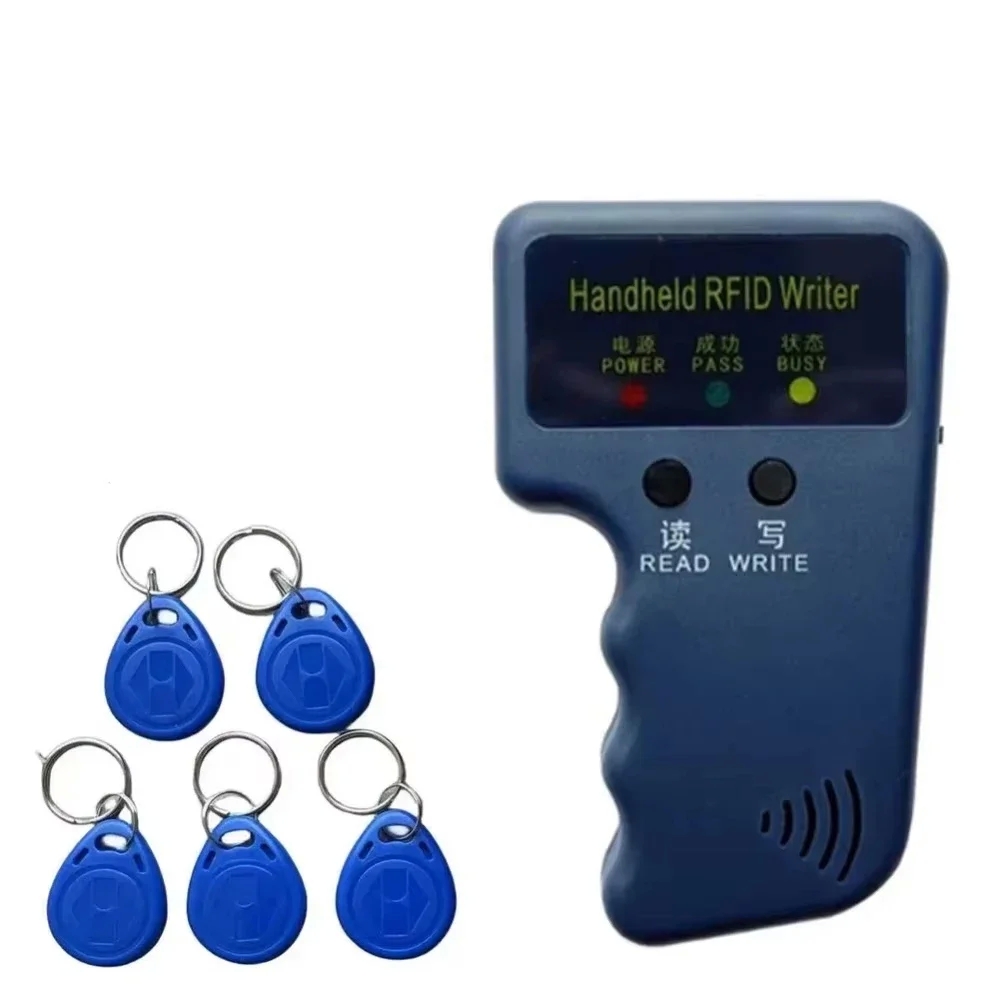 RFID Duplicator ID Handheld 125khz Key Copier Reader Writer Reader Card Cloner Programmer Writable Key Access Card Keyfobs - Image 7
