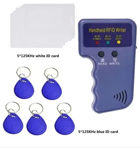 RFID Duplicator ID Handheld 125khz Key Copier Reader Writer Reader Card Cloner Programmer Writable Key Access Card Keyfobs - Image 8