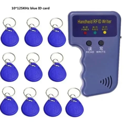 RFID Duplicator ID Handheld 125khz Key Copier Reader Writer Reader Card Cloner Programmer Writable Key Access Card Keyfobs - Image 10