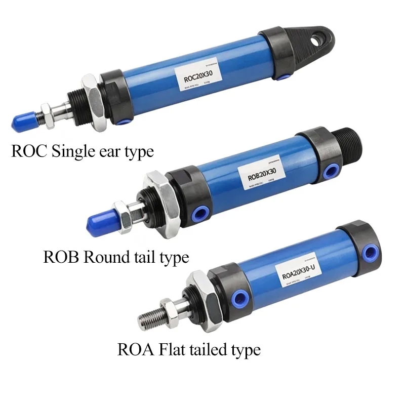 RO Series ROA ROB ROC Mini Hydraulic Cylinder Small Bore16/20/25/32/40/50 Stroke25/50/75/100/125/150/175/200/250mm - Image 2