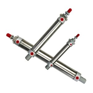 MA16 20 25 32 40 Pneumatic Cylinder Piston 25 50 100 150 200 400 500mm Stroke Stainless steel Double Action Mini Air Cylinders