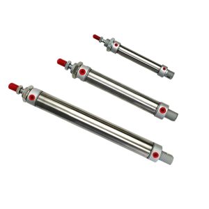 MA16 20 25 32 40 Pneumatic Cylinder Piston 25 50 100 150 200 400 500mm Stroke Stainless steel Double Action Mini Air Cylinders