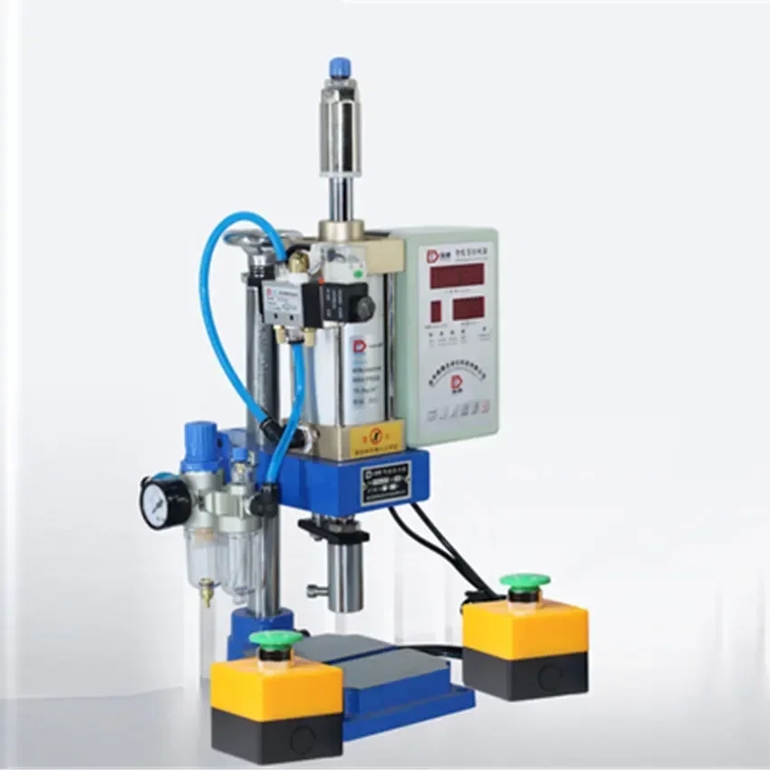 DT-63 Bench Pedal Pneumatic Press Small Adjustable Mechanical Press Pneumatic Machinery Punching Printing Machine 110V/220V - Image 8