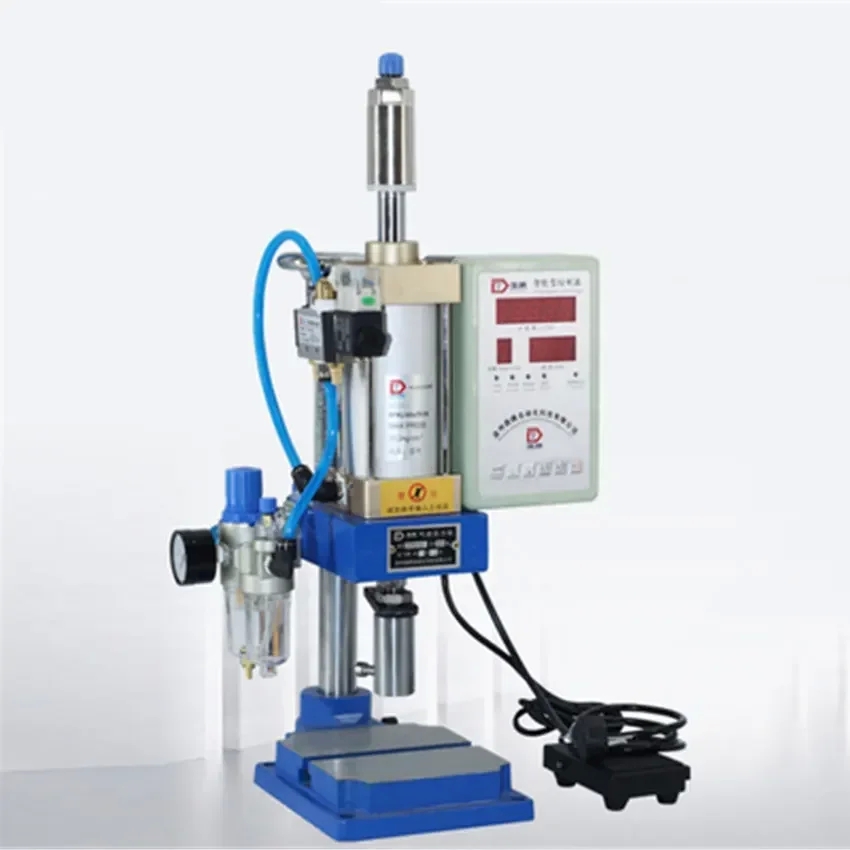 DT-63 Bench Pedal Pneumatic Press Small Adjustable Mechanical Press Pneumatic Machinery Punching Printing Machine 110V/220V - Image 9