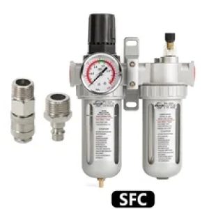 SFC-400 SFC-300 SFC-200 Air Compressor Air Filter Regulator Oil Water Separator Trap Filter Regulator Valve Automatic Drain