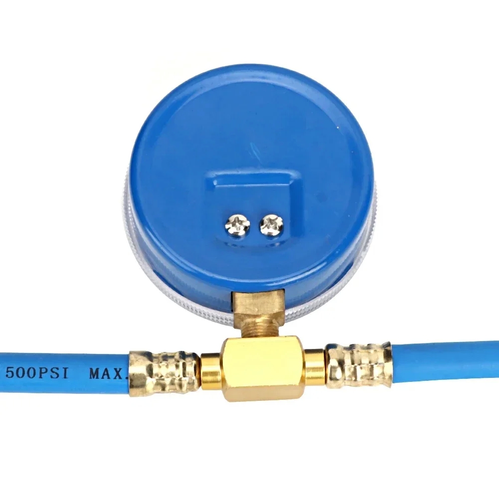 Refrigerant Charging Hose R134A with Gauge Automotive AC Refill Kit Compatible Gas Pressure Measuring Tool for Car Air Repair - Image 6