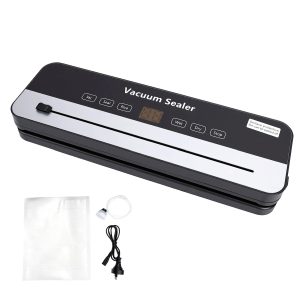 Vacuum Sealer for Food Vacuum Sealer with 85kPa Suction LED Control Panel Wet and Dry Dual-Use Sealing Machine for Home Kitchen