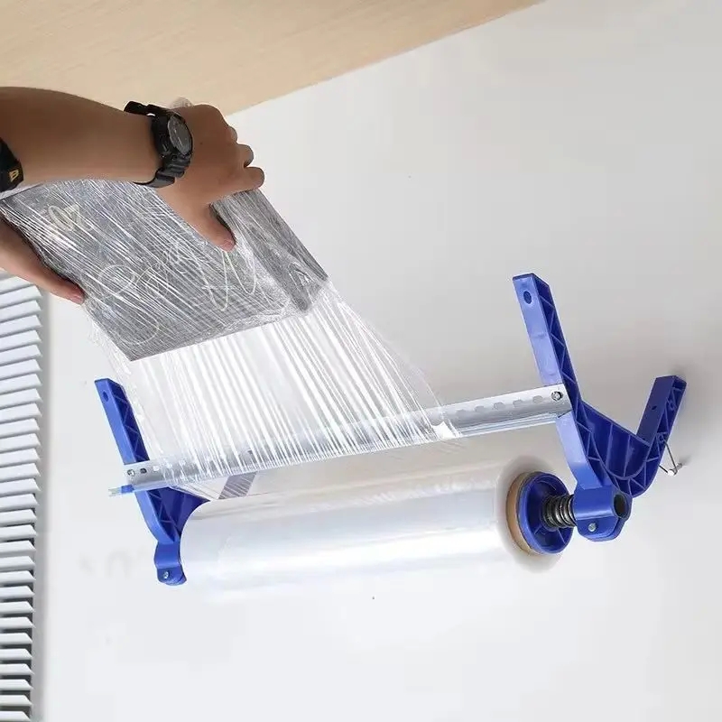 Desktop Packing Manual Support Wrapping Film Packaging Machine Cling Film Capsule Apparatus Cuttable Wall Mounted Commercial - Image 2