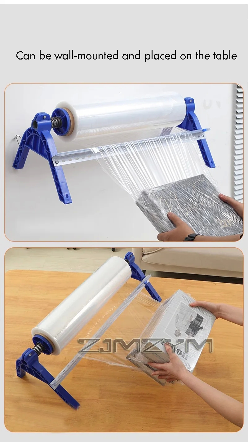 Desktop Packing Manual Support Wrapping Film Packaging Machine Cling Film Capsule Apparatus Cuttable Wall Mounted Commercial - Image 3