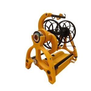 Portable Electric Spinning Wheel Mini Yarn Making Machine Adjustable Speed for Dog Hair Wool Cotton DIY Craft