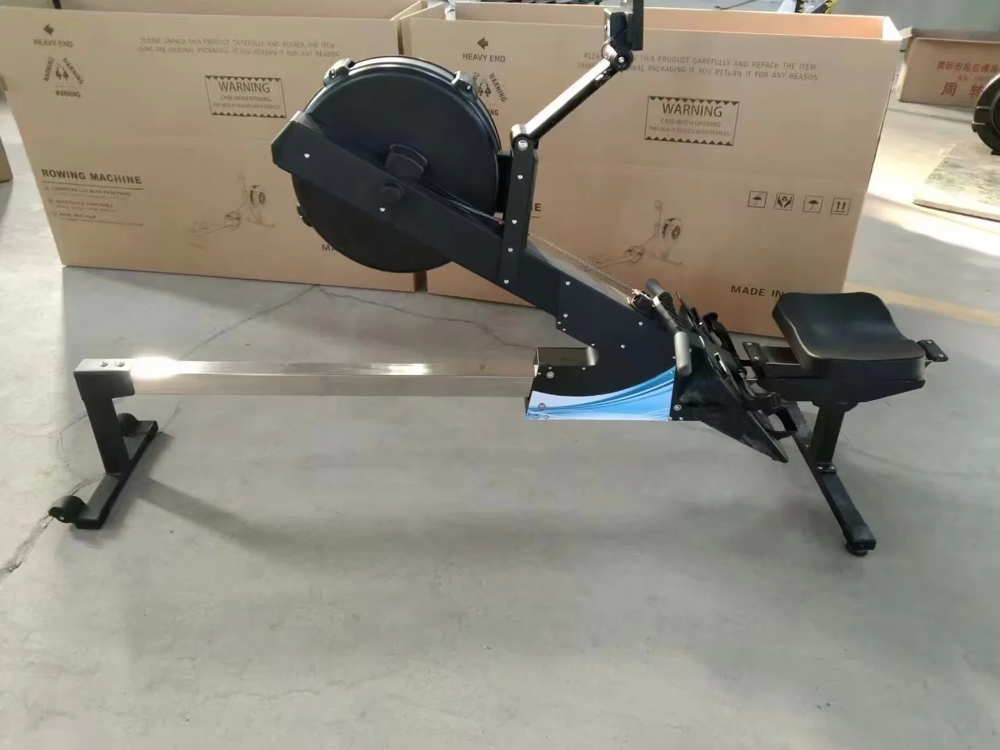SRJOINFIT OEM Dynamic Wind Resistance Rowing Machine, Air rower, Fitness Equipment, New rower - Image 5