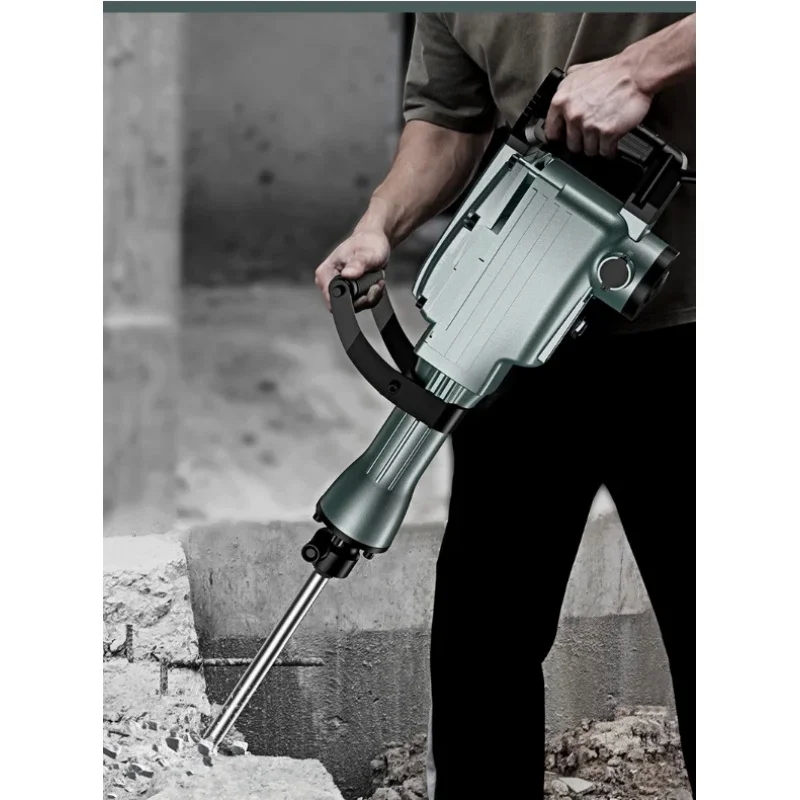 65A Heavy-Duty Electric Hammer, 110V/220V High-Power Crusher, Used For Concrete Crushing, Demolition, Wall/Floor Carving - Image 4
