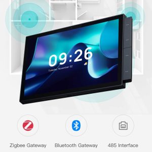 10.1″ Tuya Smart Home Control Panel Multipurpose Touch Screen Built-in Zigbee Hub Alexa Building Intercom Support WiFi,Mesh,RS48