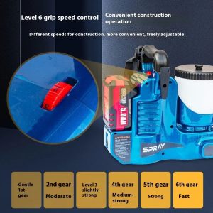 High Voltage Airless Spray Machine Electric Paint Sprayer Lithium Battery Charging Small Backpack Spray Machine