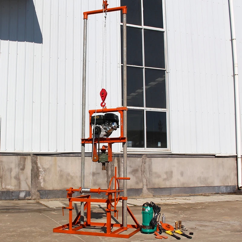 Customized 7.5hp 9hp 15hp Mini Water Boring Machine Drilling Rig Water Drilling Machine - Image 8