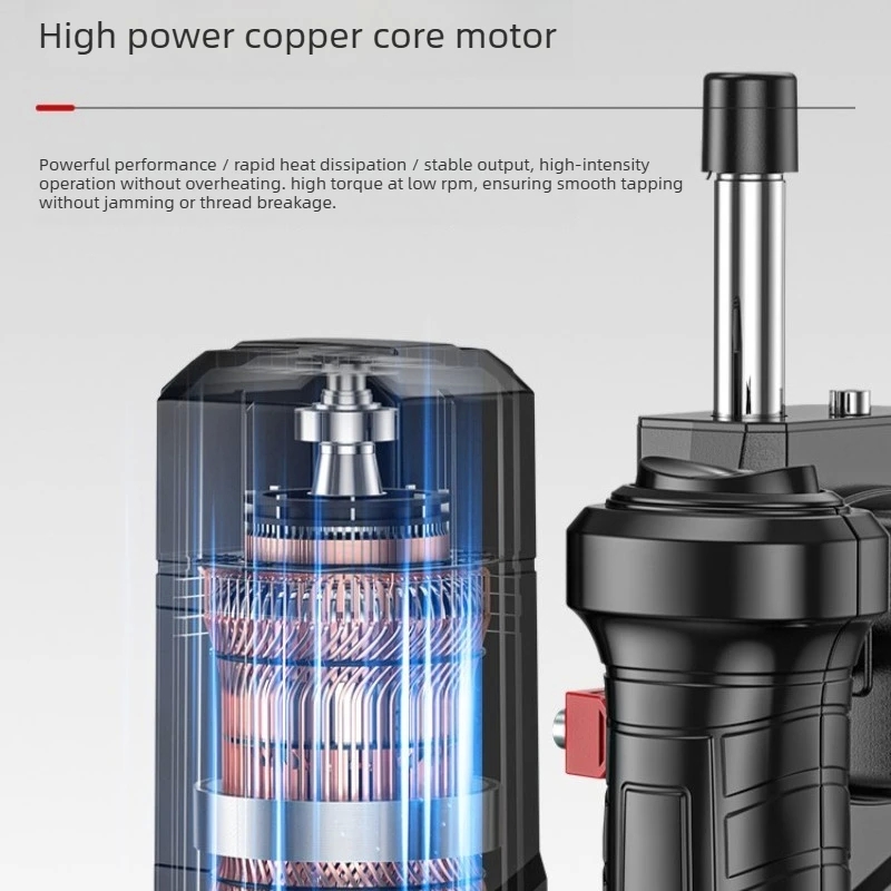 High Power Lithium Electric Tapping Machine Small Desktop Multifunctional Arm Drilling Tool - Image 3