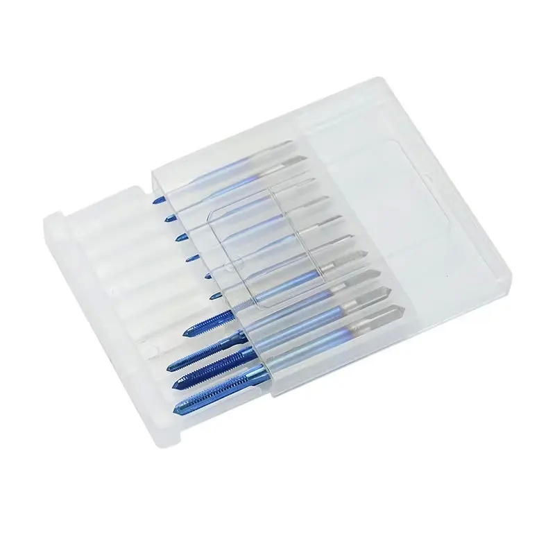 XCAN Thread Tap 10pcs M1-M3.5 HSS Metric Plug Tap Screw Tap Drill with Adjustable Tap Wrench Nano Blue Coated Machine Tap - Image 6