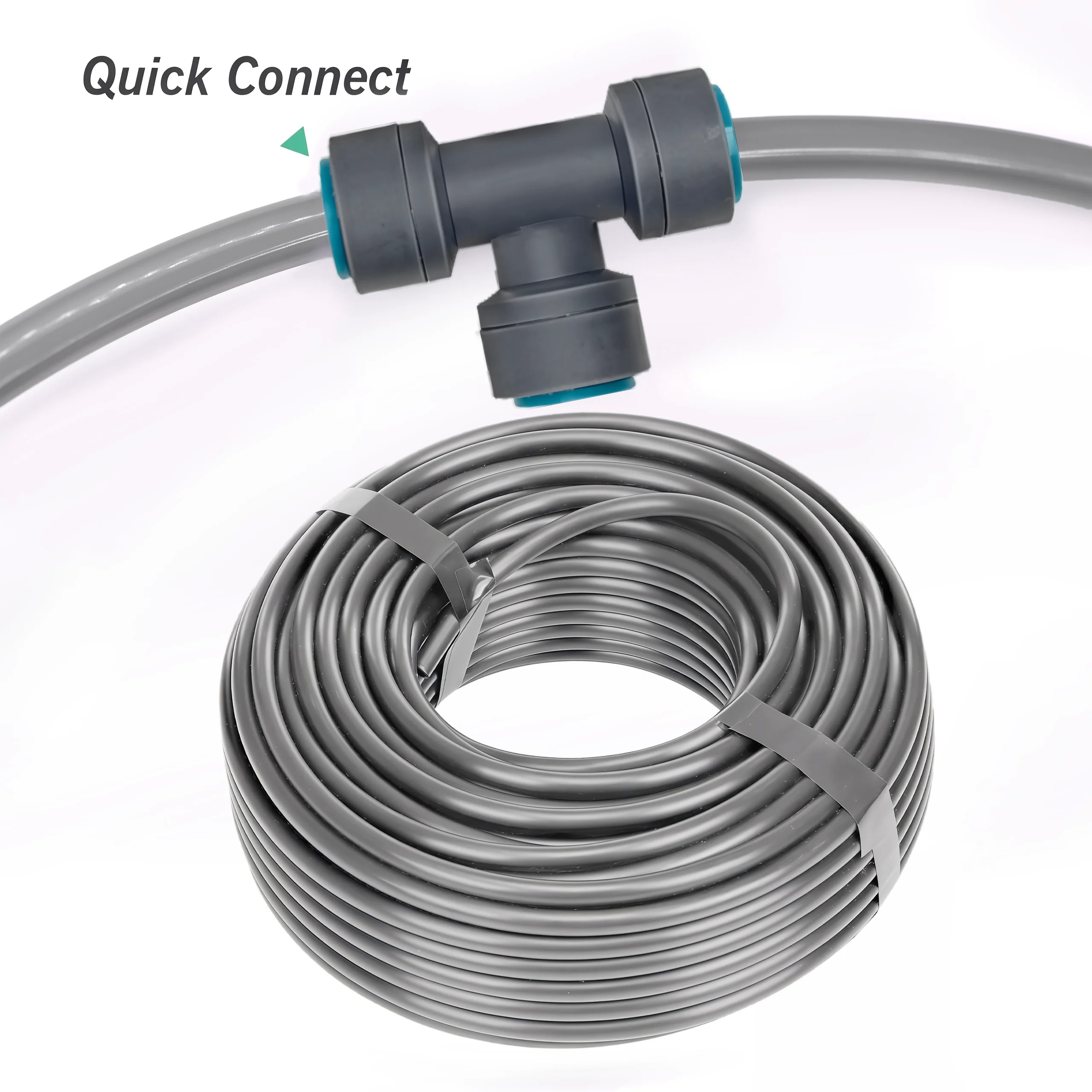 Gray PE Hose 1/4 3/8 1/2 Inch 10M 20M 30M For Home Garden Greenhouse Drip Irrigation Pipe OD 6mm 12mm 16mm Watering Tube System - Image 5