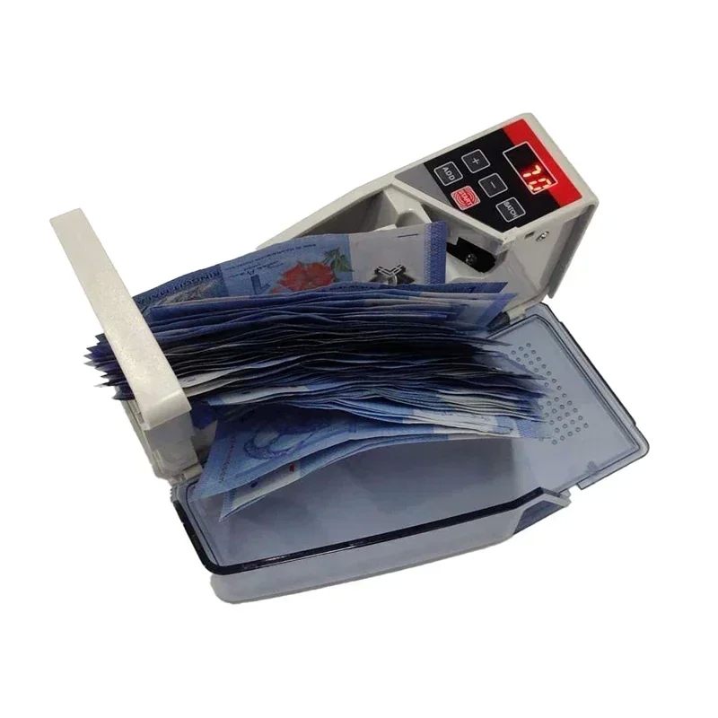 Portable Handy Money Counter Cash Count Banknote Money Currency Counter Counting Machine for All Note Bill Counters LED Display - Image 2