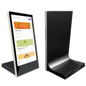 Self-Service Small LCD Digital Advertising Player Countertop Touch Kiosk Tabletop WiFi Android 13.3 Inch Shopping Mall