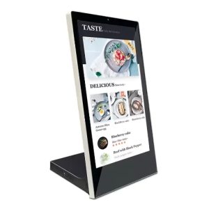 Self-Service Small LCD Digital Advertising Player Countertop Touch Kiosk Tabletop WiFi Android 13.3 Inch Shopping Mall