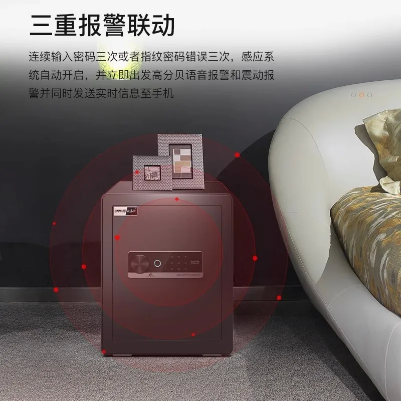 Safe Small Household All-steel Anti-theft Invisible Children's Piggy Bank 36cm Office Safe Deposit Box - Image 4