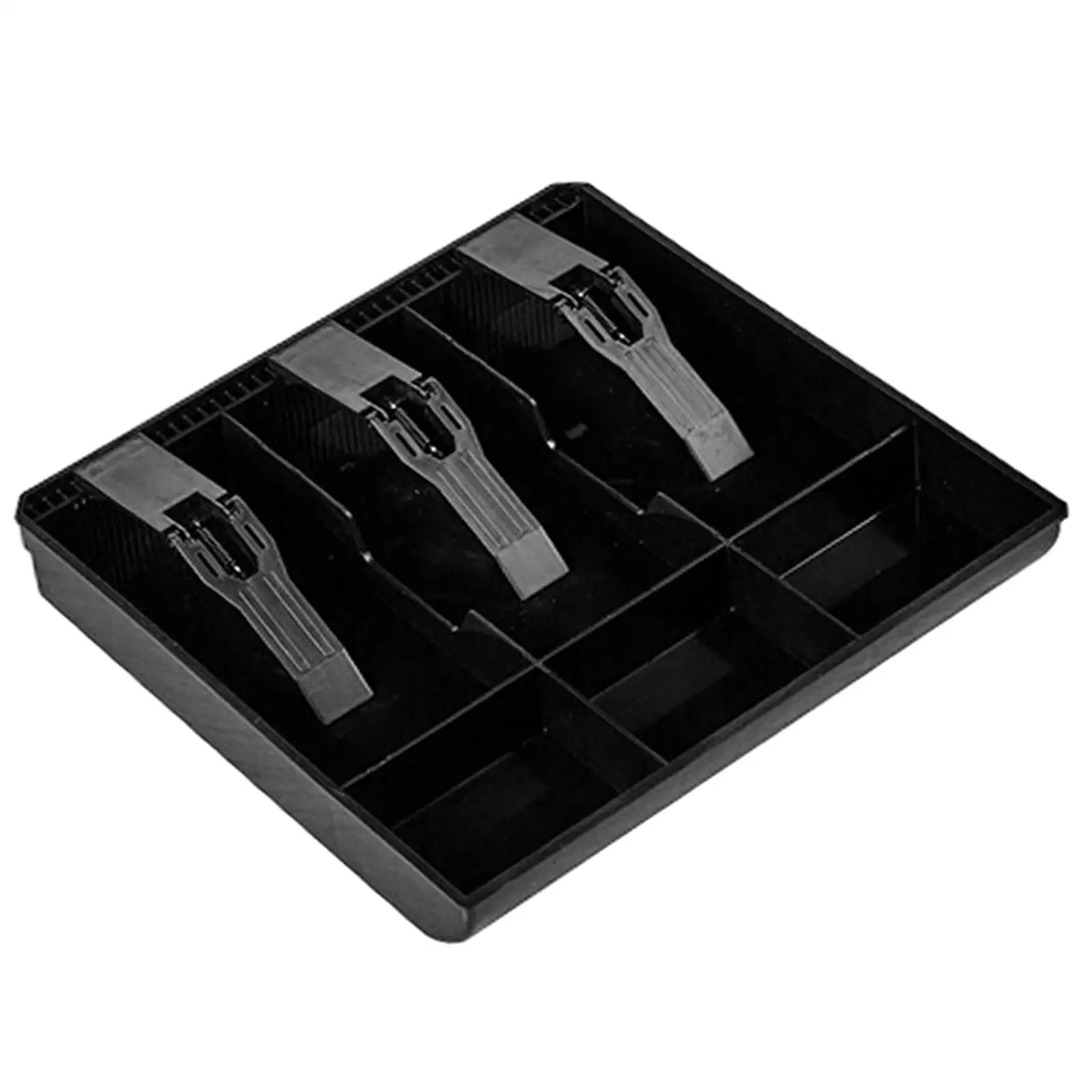 3 Grid Cash Drawer Petty Cash Money Storage Box Cash Register Insert Tray for Hotel Bank Restaurant Store Storage Organizer - Image 7