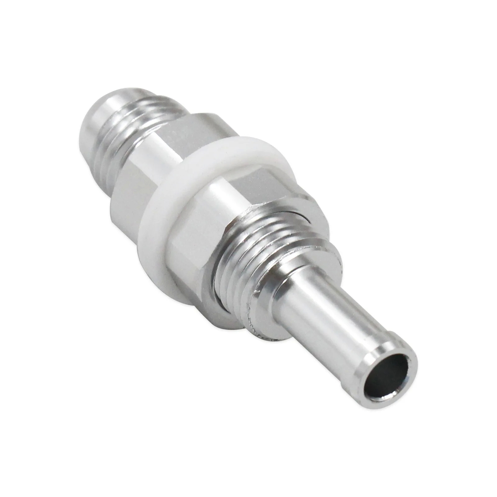 6AN Flare Male Bulkhead to 5/16" Hose Barb Fuel Pump Tank Adapter Fitting, 8AN - 3/8 - Image 4