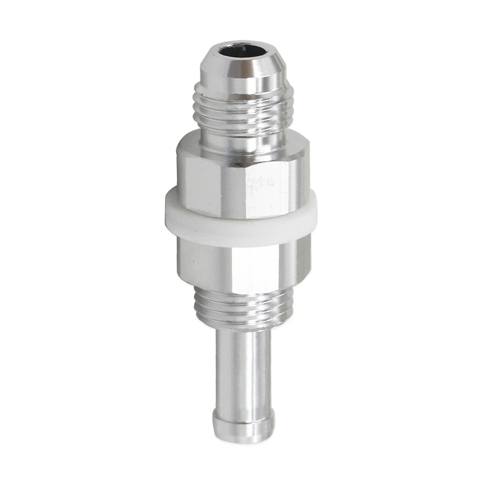 6AN Flare Male Bulkhead to 5/16" Hose Barb Fuel Pump Tank Adapter Fitting, 8AN - 3/8 - Image 5