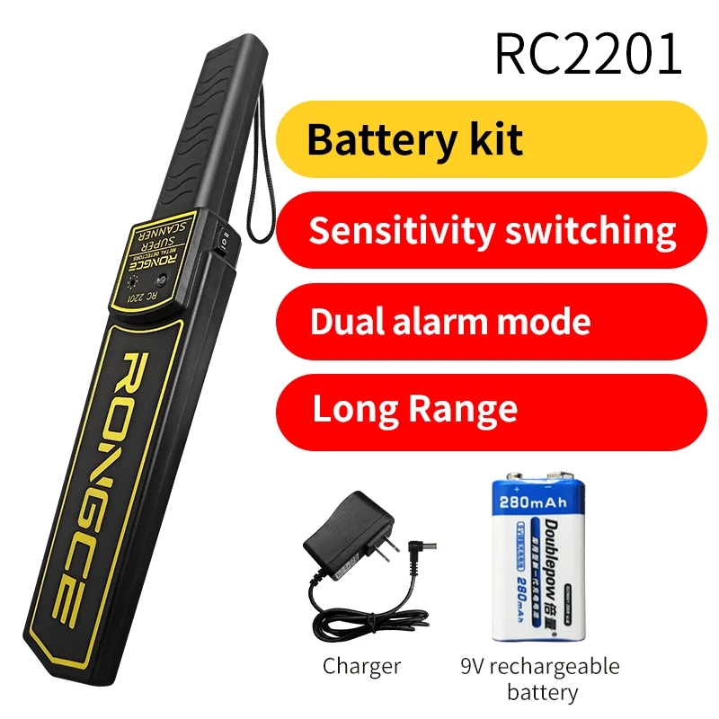 Professional Metal Detector High Sensitivity Security Detector for Gold Treasure Hunting - Image 7