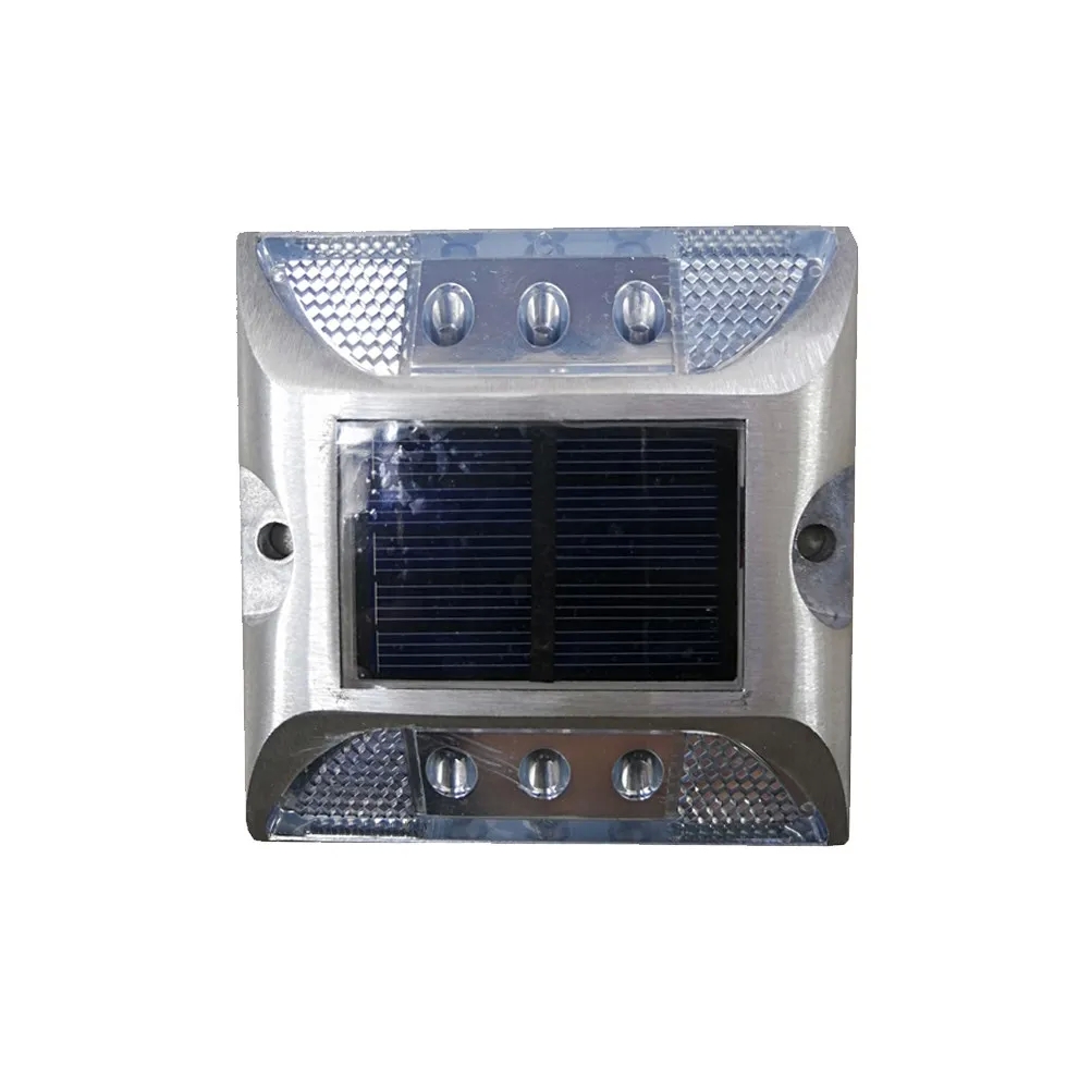 Solar Road Stud LED White Light Waterproof Pathway Marker Dock Light Security Warning for Garden Patio Yard Home Stairs - Image 4