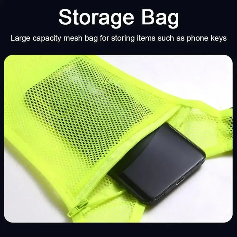 Reflective Safety Vests Lightweight Adjustable Elastic Vest Jacket Hi Vis Reflective Strips for Traffic Control Running Cycling - Image 6