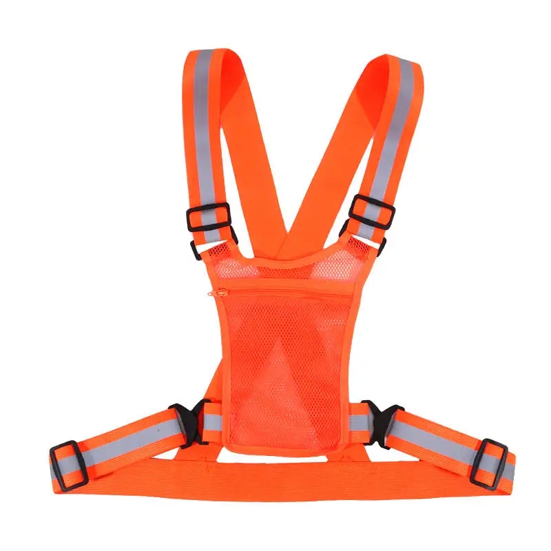 Reflective Safety Vests Lightweight Adjustable Elastic Vest Jacket Hi Vis Reflective Strips for Traffic Control Running Cycling - Image 9