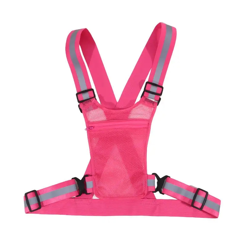 Reflective Safety Vests Lightweight Adjustable Elastic Vest Jacket Hi Vis Reflective Strips for Traffic Control Running Cycling - Image 11