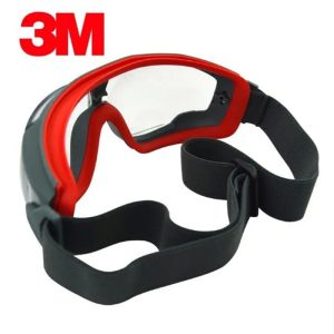 3M GA501 Goggle Clear Scotchgard Anti-Fog Lens Anti-Shock Riding a Sport Labor Protection Airsoft Glasses