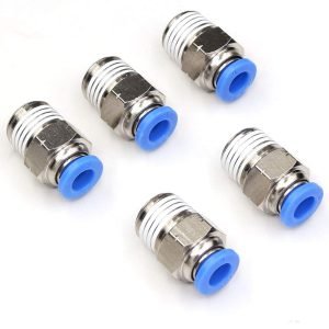 Pneumatic fitting Size 6 mm × 1/4″ Straight – 39350