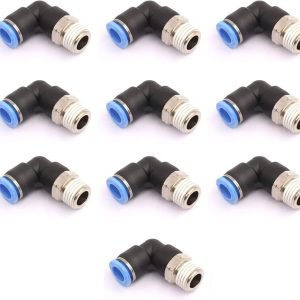 Pneumatic fitting Size 6 mm × 1/4″ Elbow – 39350