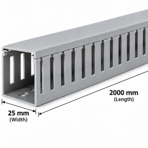 PVC Slotted Duct 25 x 60 mm x 2000